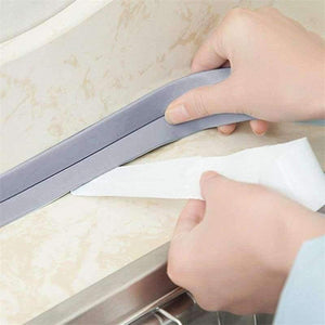 Planet Gates Brown PVC Waterproof Mildew Proof Adhesive Tape Kitchen Sink Tape Joint Crevice Sticker Corner Line Sticking Strip