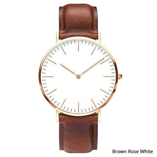Planet Gates Brown rose white Mens Stainless Steel Bracelet Quartz Watch Fashion Rose Gold Silver Man Watch Style Men Dress Watch 40mm