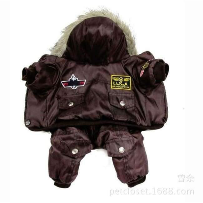 Planet Gates Red / S / China Winter Warm Thick For Large Small Dog Pet Clothes Padded Hoodie Jumpsuit Pants Apparel XS-5XL Hot New Arrival  Free Shipping