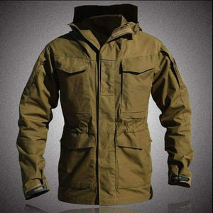 Planet Gates Brown / S M65 UK US Men Autumn Flight Pilot Coat Army Clothes Casual Tactical Hoodie Military Field Jacket Windbreaker Waterproof Jackets