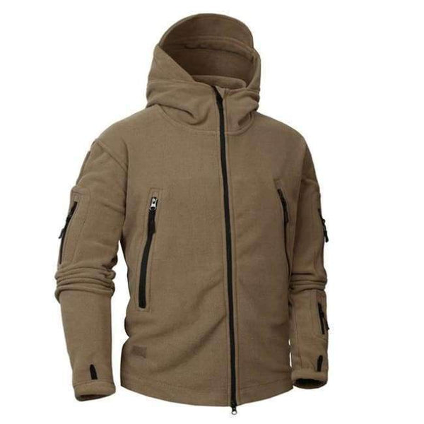 Planet Gates Brown / S Mege Brand Autumn Winter Military Fleece Camouflage Tactical Men's Clothing Polar Warm Multicam Army Men Coat Outwear Hoodie