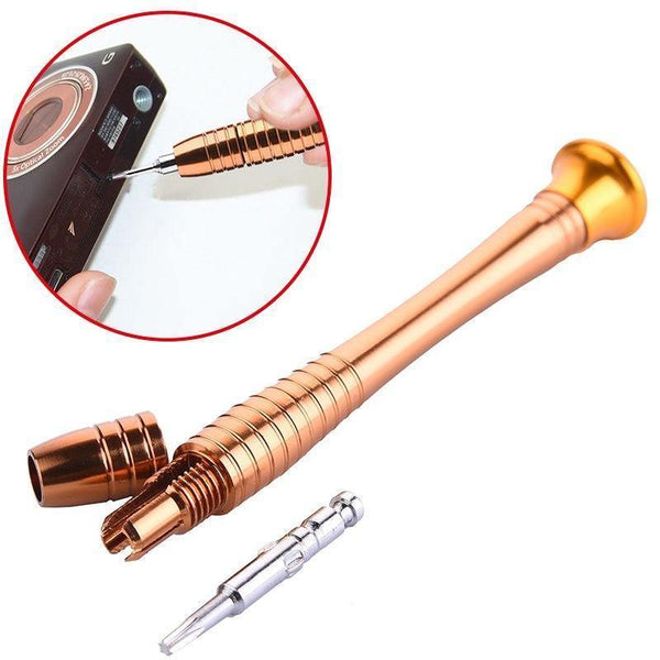 Planet Gates Brown Screwdriver Set 25 in 1 Electronic Torx Screwdriver Opening Repair Tools Kit for iPhone Camera Watch Tablet PC