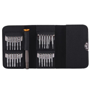 Planet Gates Brown Screwdriver Set 25 in 1 Electronic Torx Screwdriver Opening Repair Tools Kit for iPhone Camera Watch Tablet PC