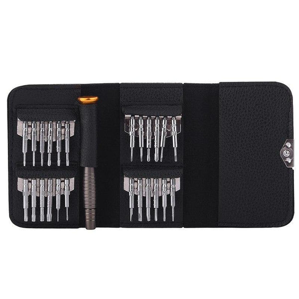 Planet Gates Brown Screwdriver Set 25 in 1 Electronic Torx Screwdriver Opening Repair Tools Kit for iPhone Camera Watch Tablet PC