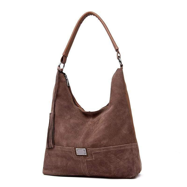 Vintage Fashion Casual Tote Faux Suede Bags Handbags Women Famous Brands Luxury Leather