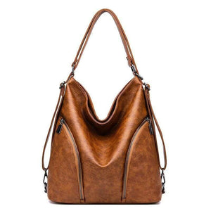 Women Shoulder Bag Fashion Women Handbags Retro Leather Large Capacity Tote Bag Casual