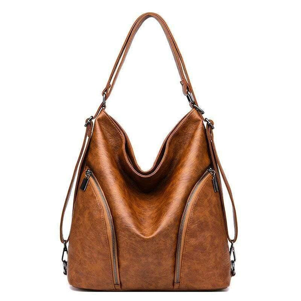 Women Shoulder Bag Fashion Women Handbags Retro Leather Large Capacity Tote Bag Casual