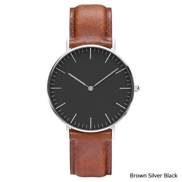 Planet Gates Brown silver black Mens Stainless Steel Bracelet Quartz Watch Fashion Rose Gold Silver Man Watch Style Men Dress Watch 40mm