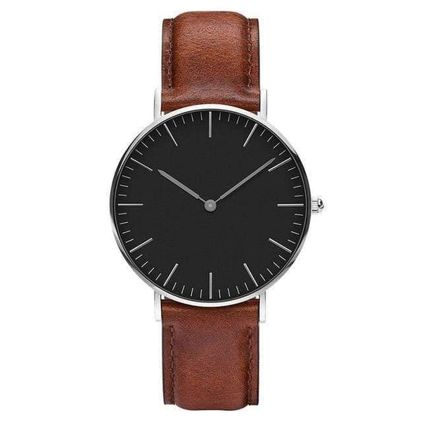 Planet Gates brown silver black Women Watches Ladies Clock 36mm Stainless Steel Female Quartz Wristwatches Relogio Feminino Zegarek Damski