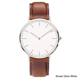 Planet Gates Brown silver white Mens Stainless Steel Bracelet Quartz Watch Fashion Rose Gold Silver Man Watch Style Men Dress Watch 40mm