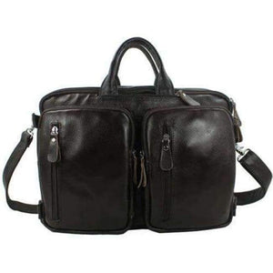 Planet Gates Brown Size L Fashion Multi-Function Full Grain Genuine Leather Travel Bag Men's Leather Luggage Travel Bag Duffle Bag Large Tote Weekend Bag