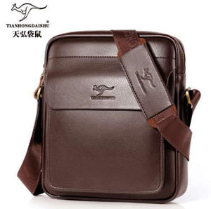 Planet Gates Brown / small size Leather shoulder Messenger Bag Men's Crossbody male vintage crossbody ipad Laptop briefcase Messenger Bags