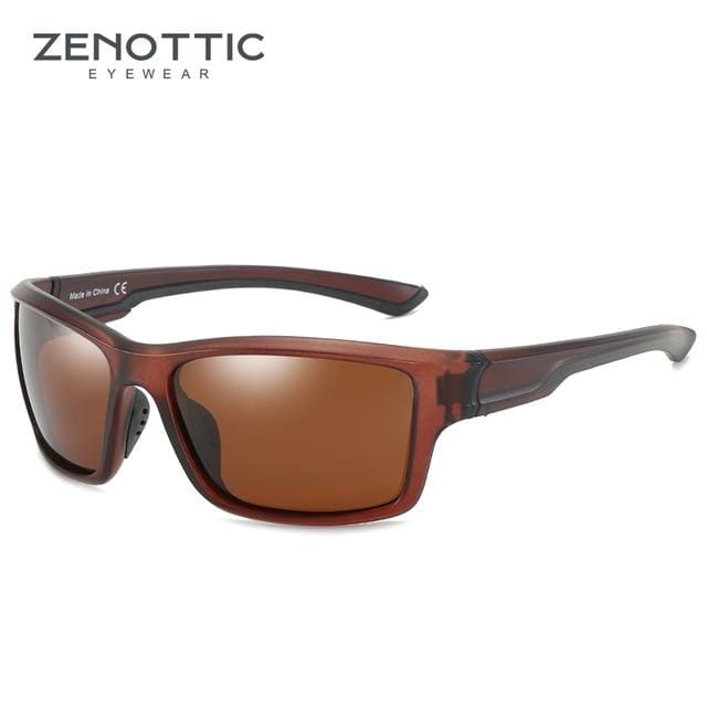 Planet Gates Sports Polarized Sunglasses for Men Outdoor Fishing Driving Shades Eyewear Vintage UV400 Protection Goggles Sun Glasses