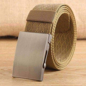 Planet Gates Brown V Grey Buckle / 100cm FAJARINA New Novelty Unisex Quality Patchwork Nylon Automatic Styles Straped Female Male Belts for Women 38mm Width CBFJ0036