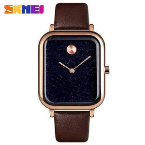 Planet Gates Brown watch Luxury Lover Watches Quartz Dress Women Men Watch Couples Wristwatch Sliver Mesh Stainless Relojes Hombre  9187