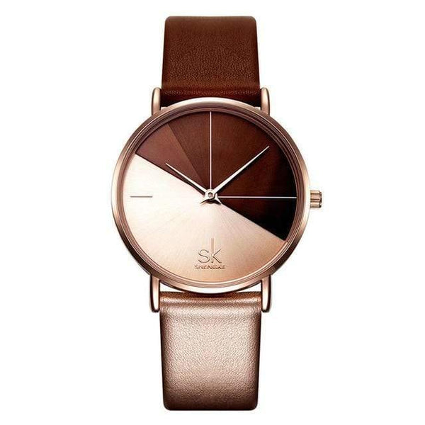 Planet Gates Brown Watches Women Creative Fashion Quartz Watches For Reloj Mujer  Ladies Wrist Watch SHENGKE relogio feminino