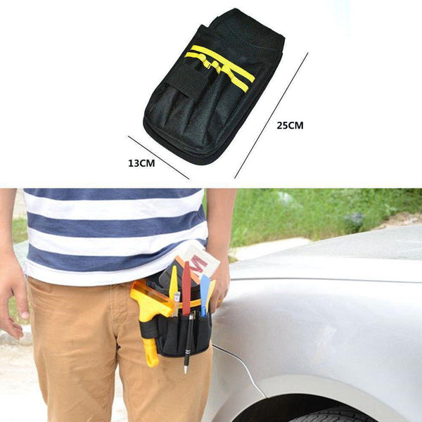 Planet Gates Brown Waterproof Oxford & PVC Car Wrap Tool Bag Window Tint Vinyl Wrapping Tools Squeegee Scraper Bag