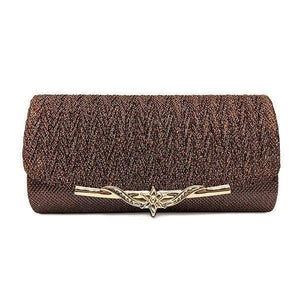 Planet Gates brown Women Evening Bag  Party Banquet Glitter Bag For Women Girls Wedding Clutches Handbag Chain Shoulder Bag Bolsas Mujer