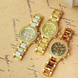 Planet Gates Brown Women's Watches Top Brand Luxury Rhinestone Watch Women Watches Calendar Ladies Watch Clock reloj mujer relogio feminino