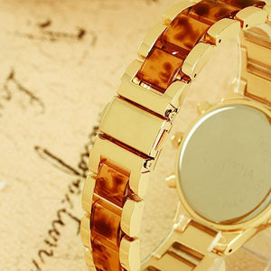 Planet Gates Brown Women's Watches Top Brand Luxury Rhinestone Watch Women Watches Calendar Ladies Watch Clock reloj mujer relogio feminino