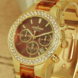 Women's Watches Top Brand Luxury Rhinestone Watch Women Watches Calendar Ladies Watch Clock reloj mujer relogio feminino - Planet Gates