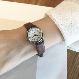 Planet Gates Brown Women watches Korean version casual quartz woman clock BGG brand ladies retro wrist watches leather band