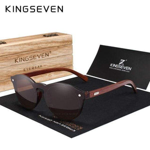 Planet Gates Brown Wooden / China / Original Natural Handmade Wood Sunglasses UV400 Men Sun Glasses Women Brand Design Original Rosewood Eyewear Oculo