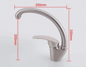 Planet Gates Brushed Nickel Kitchen Faucet Sink Mixer Tap Swivel Spout Two colors F4121&F4121-5