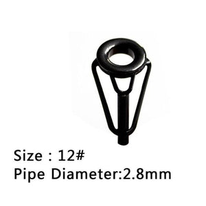 Planet Gates BSFT1228 Fishing Rod Guide Heavy Duty Reinforced Tools Repair Kit Stainless Steel Ceramic Ring Tip Top Saltwater Freshwater Accessories