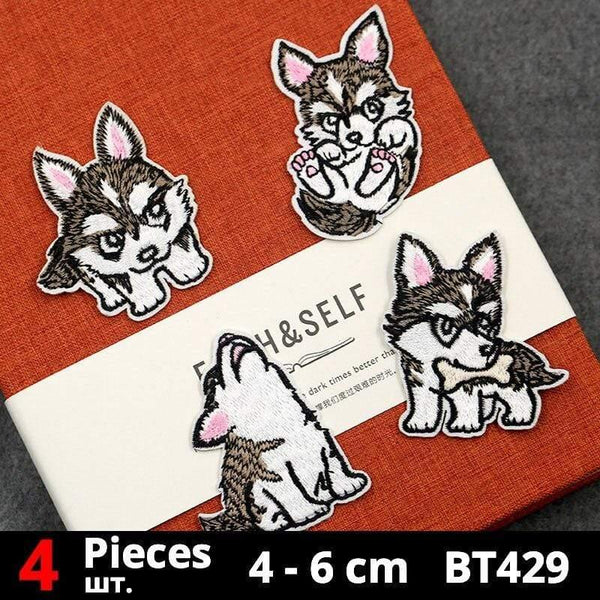 Planet Gates BT429-set Cute Anime Cartoon Children Iron On Patches For Clothing Sticker Sew On Embroidery Patch On Clothes Applique Stripes Mix Lot