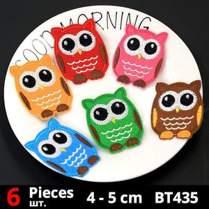 Planet Gates BT435-set Cute Anime Cartoon Children Iron On Patches For Clothing Sticker Sew On Embroidery Patch On Clothes Applique Stripes Mix Lot