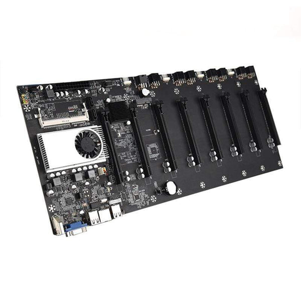 Planet Gates BTC-T37 Mining Motherboard VGA 8PCIE 16X 8GPU Video Card Support 1066/1333/1600MHz DDR3/DDR3L BTC-T37 Mining Motherboard