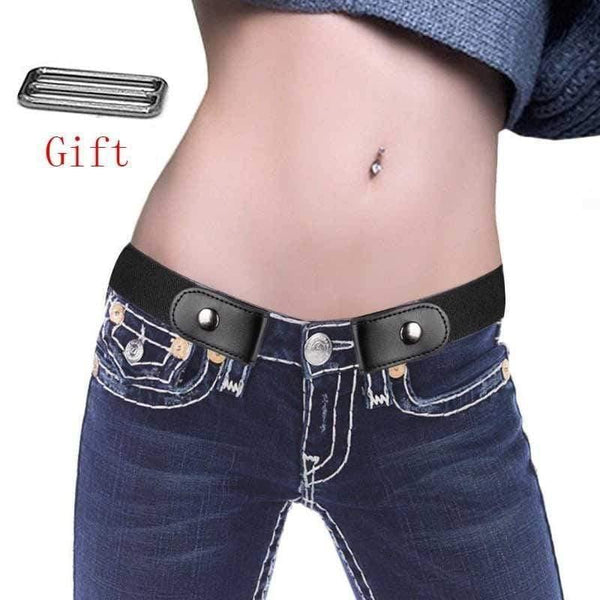 Planet Gates Buckle-Free Belt For Jean Pants,Dresses,No Buckle Stretch Elastic Waist Belt For Women/Men,No Bulge,No Hassle Waist Belt