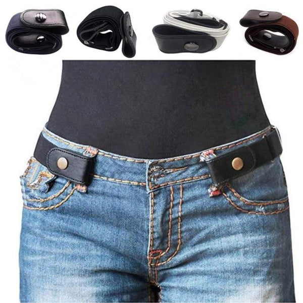 Planet Gates Buckle-Free Belt For Jean Pants,Dresses,No Buckle Stretch Elastic Waist Belt For Women/Men,No Bulge,No Hassle Waist Belt