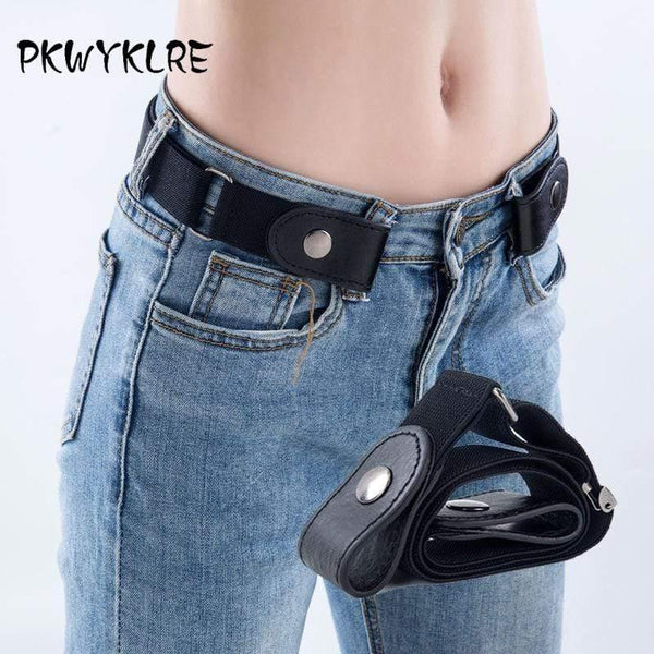 Planet Gates Buckle-Free Belt For Jean Pants,Dresses,No Buckle Stretch Elastic Waist Belt For Women/Men,No Bulge,No Hassle Waist Belt