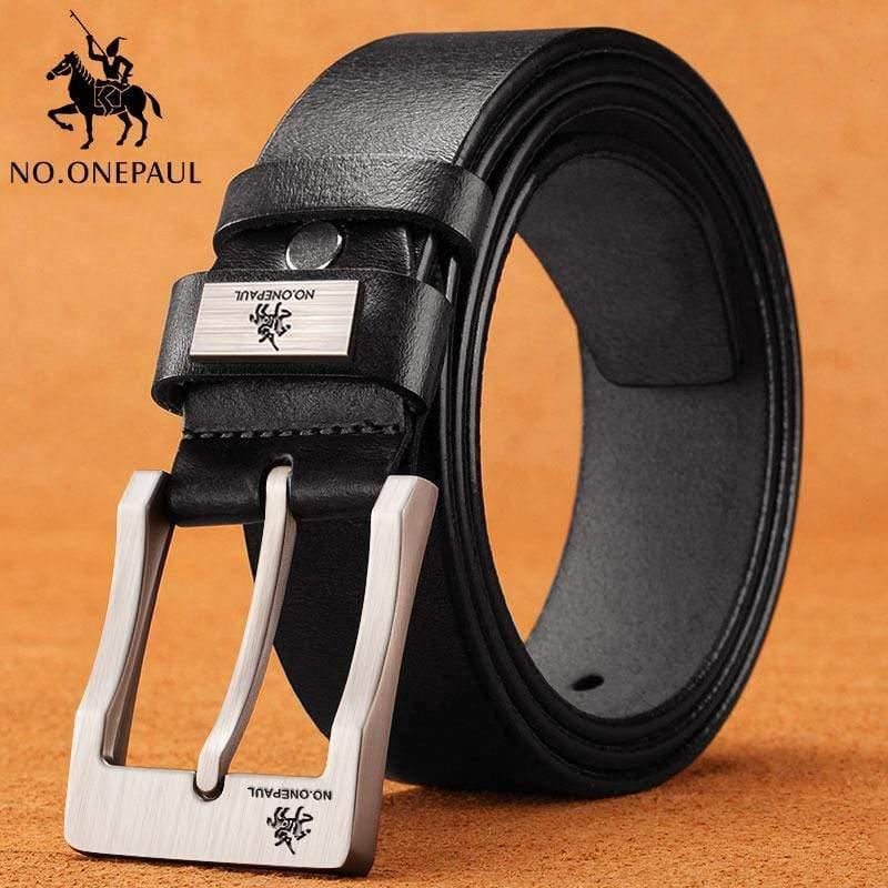 Buckle Men Belt High Quality Cow Genuine Leather Luxury Strap Male Belts For Men New Fashion Classice Vintage Pin