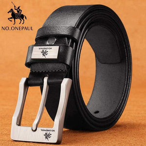 Buckle Men Belt High Quality Cow Genuine Leather Luxury Strap Male Belts For Men New Fashion Classice Vintage Pin