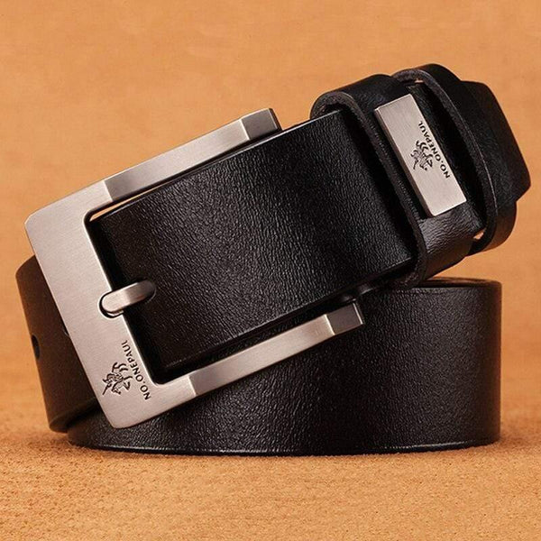 Buckle Men Belt High Quality Cow Genuine Leather Luxury Strap Male Belts For Men New Fashion Classice Vintage Pin