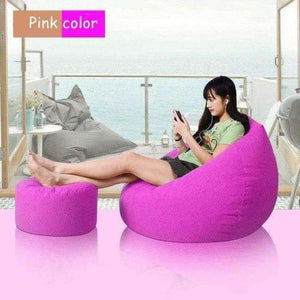 Planet Gates Buff Bean Bag Chair Cover For Livingroom Bedroom Balcony Tatami Single Window Air Beanbag Home Furniture without Filling Beanbag Beds