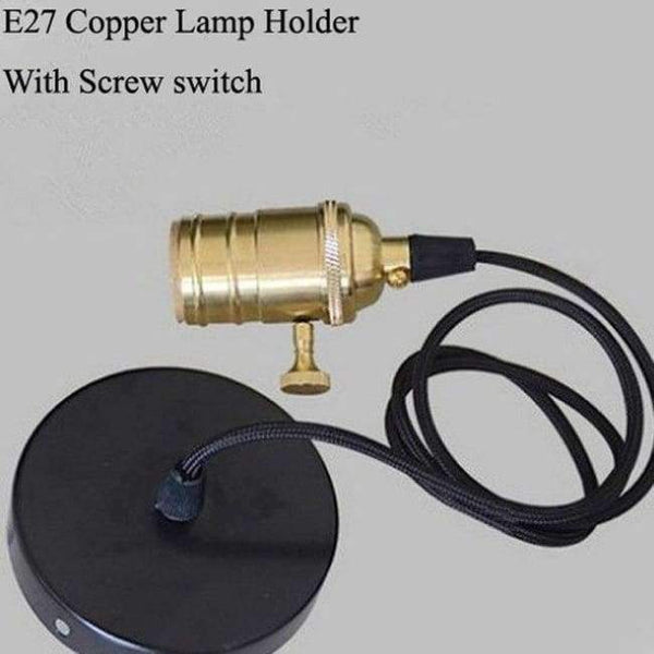 Planet Gates Bulb Holder Brass Loft Vintage Edison Bulbs ST64/G95/G80 E26/E27 Incandiscent Light Bulbs 40W 110V 220V Filament Bulb Edison Pendant Lamps