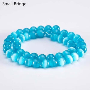 Planet Gates bule P406 / 4MM 50pcs 4 6 8 10Mm Mix Color Round Glass Strand Beads For Jewelry Making Diy Bracelets Perles Loose Smooth Natural Opal Beads Wholesale