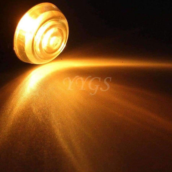 Planet Gates Bullet Metal LED Lens Motorcycle Turn Signal Indicator Flasher Light For Mini Sportster Harley Bobber Chopper For Honda Yamaha