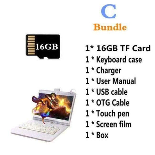 Planet Gates Bundle 3 / 4GLTEversion-Silvery 10.1 inch 3G/4G LTE tablet pc Android 7.0 Octa Core 4GB+64GB 1920*1200 IPS Smart tablets pcs Dual SIM WIFI FM Bluetooth Tablets