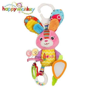 Planet Gates Bunny Baby Plush Stuffed Animal Baby Bed Mobile Toy Bunny Rattle Infant Bed Hanging Toys for Children Kids Christmas Gift
