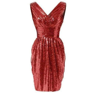 Planet Gates burgundy / 2 Cocktail Dresses V Neck Sexy Formal Evening Gown Mermaid Party Cocktail Dress 2018