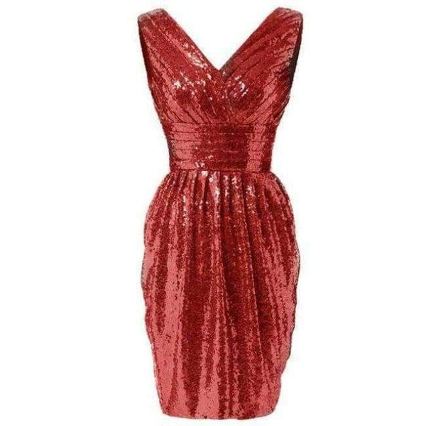 Planet Gates burgundy / 2 Cocktail Dresses V Neck Sexy Formal Evening Gown Mermaid Party Cocktail Dress 2018