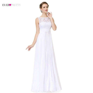 Planet Gates Burgundy / 4 / China Bridesmaid Dresses Ever-Pretty EP08352 Women's Cheap Sleeveless A-line Long Modest Elegant Party Dress with Appliques