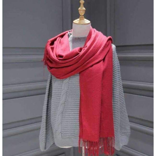 Planet Gates Burgundy Female Male Canada Wool Cashmere Scarf Pashmina Tassels Women Wrap Warm Luxury Brand Scarf Unisex Men SCARF