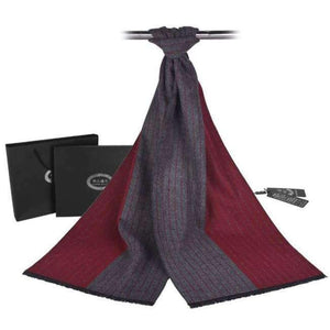 Planet Gates Burgundy Leo anvi Brand Scarf men luxury striped Business Warm Cashmere Scarf Soft Tassel ethnic Shawl Wrap Winter scarf men scarves