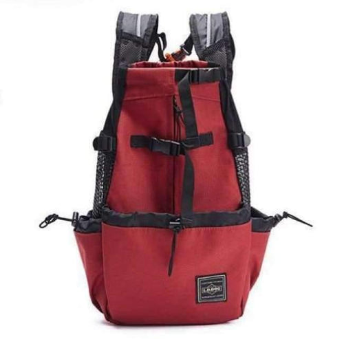 Planet Gates burgundy / S Dog Bag Carrier Pet Dog Backpack for Large Medium Small Dogs Breathable Travel Dog Carriers for Riding Hiking S-XL